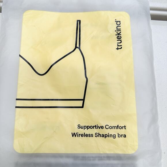 TRUEKIND Supportive Comfort Wireless Shaping Bra Cream Womens Medium NWT 10210 - Picture 7 of 8